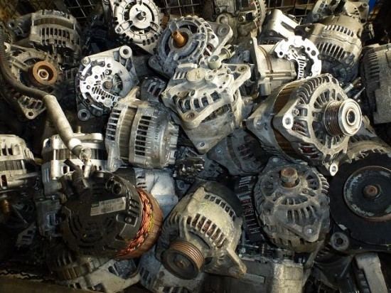 Alternator scrap material