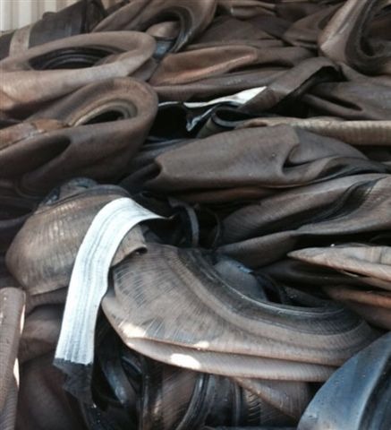 Aluminum extrusion scrap for non-ferrous metal recycling